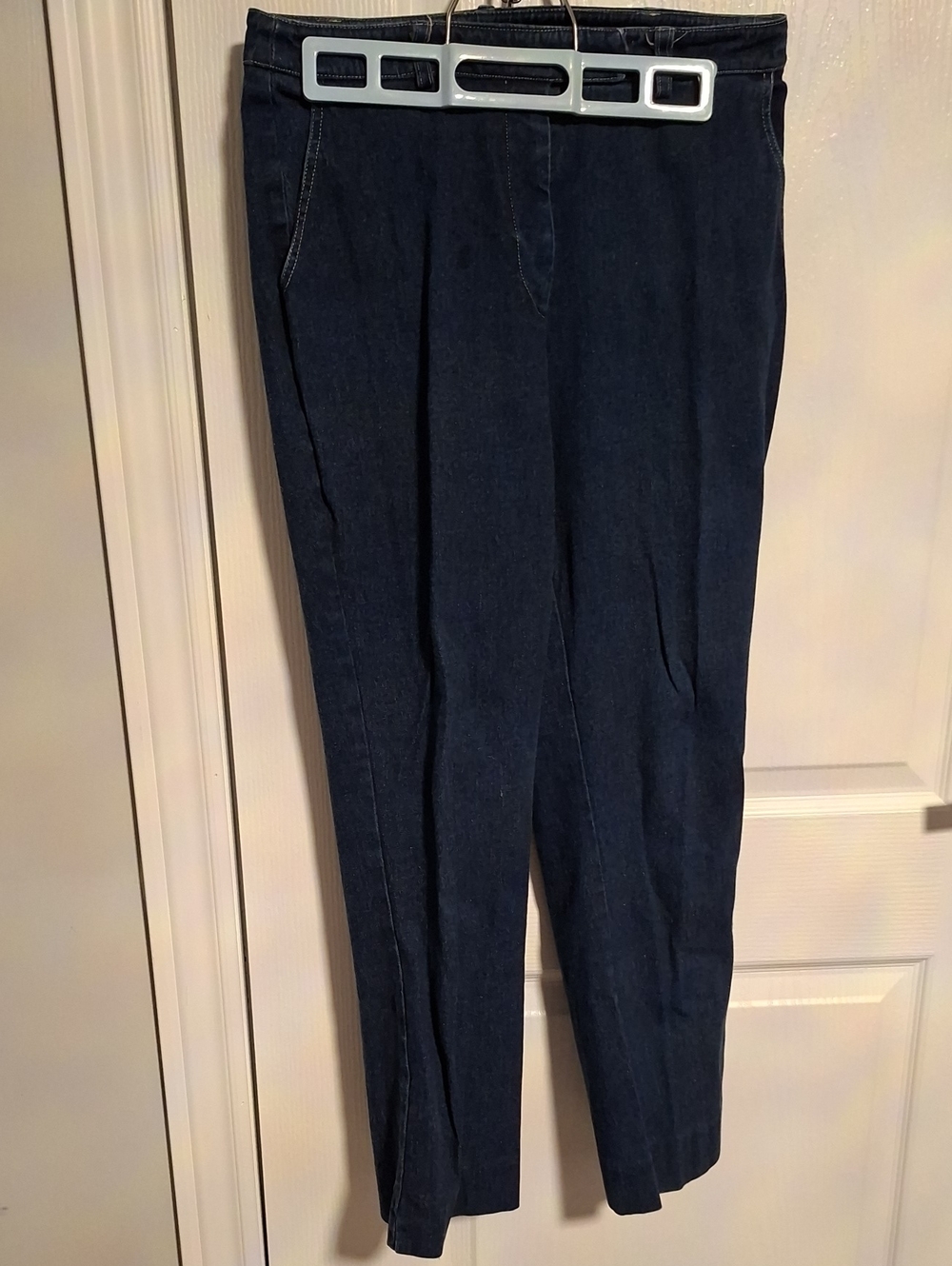 Holt Renfrew Dark Blue Women's Straight-Leg Jeans